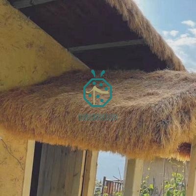 Artificial Coiron Thatch for Theme Park Pavilion Roof Landscape Design